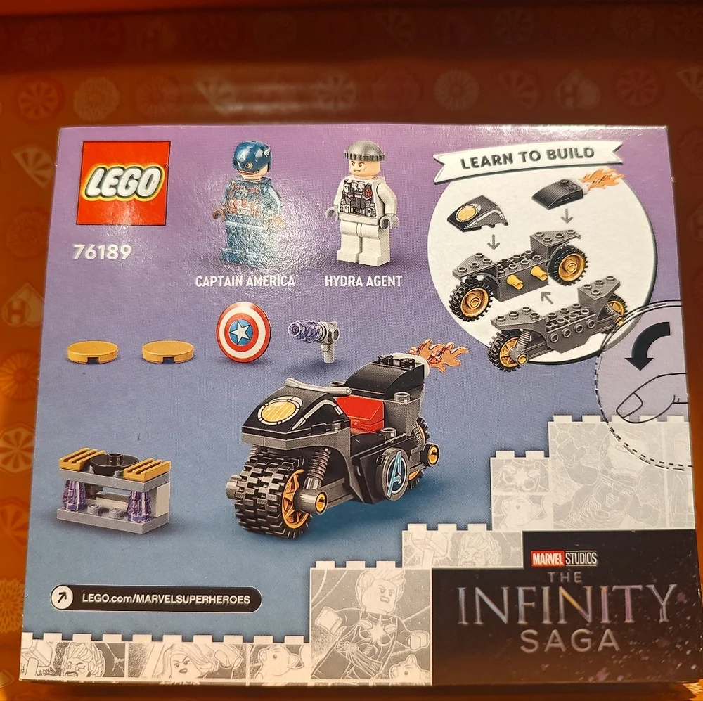 Lego 76189 Captain America and Hydra Face-Off Marvel Studios The Infinity Saga